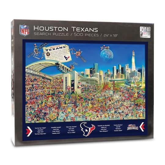 Joe Journeyman NFL 500 Piece Jigsaw Puzzle By Youthefan in Houston Texans | 18" x 24" | Michaels®